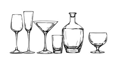 Cilalanmış Kristal Cam Çizgisi Cam şekilli güzelliği yansıtıyor