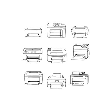 Yazıcı çizgisi sanatı tasarımları canlandırır