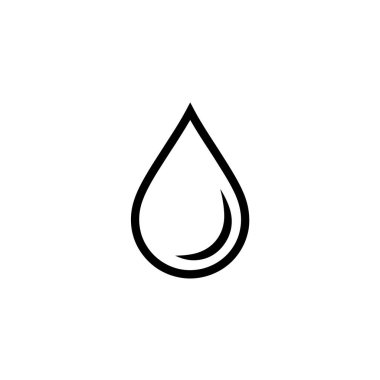 Yağmur damlası çizgisi sanatı.