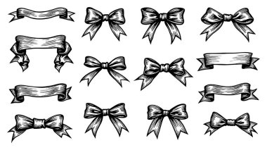 kurdele simgesi çizgisi sanat vektörü