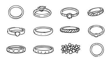 halka çizgisi sanat vektörü