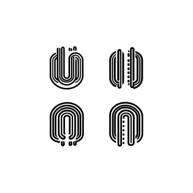 ShockTrace çizgisi sanat dinamik enerji dalga biçimi illüstrasyon kavramı