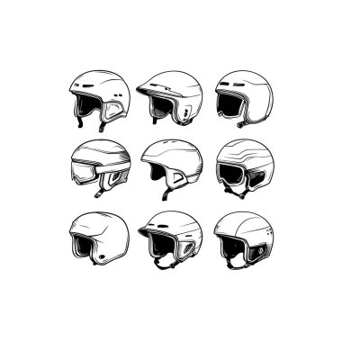 Kayak miğferi serisi sanat serisi