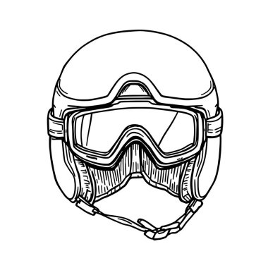 Gözlüklü Kayak Miğferi Kış Spor Güvenliği Malzemeleri Kış eğlencesi ve korunması için gerekli ekipman