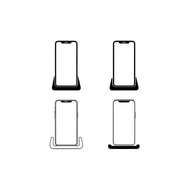 Smartphone Holder çizgisi basit hatları temizler