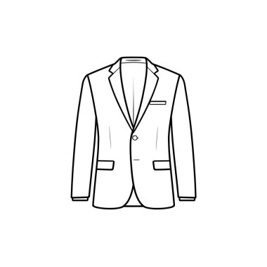 Moda taslak ikonu. vektör illüstrasyonu.