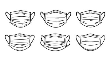 Antika eski tarz rozetler seti