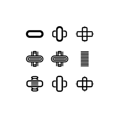 S harfi simgesi seti