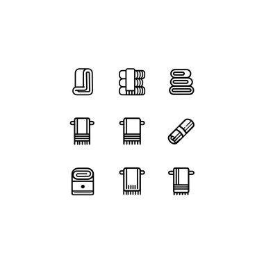 Web ve mobil için vektör simgeleri kümesi