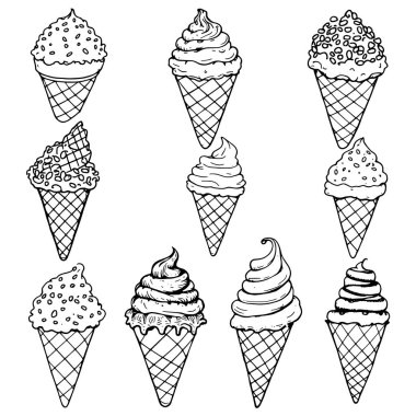 vektör dondurma kümesi