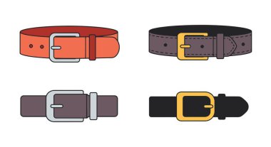 Kemer Çizgisi sanat renk vektörü temiz tasarım