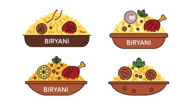 Biryani Çizgisi Grafik Resimleri