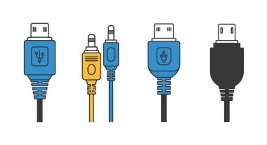 Kablo Çizgisi Sanatı dijital illüstrasyonu