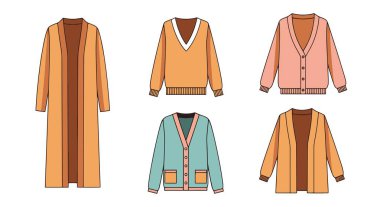 Cardigans Line sanat dijital illüstrasyonu