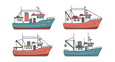 Balıkçı teknesi dijital illüstrasyonuName