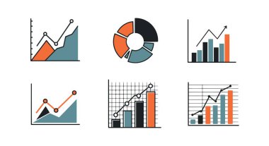 istatistik ve istatistik simgelerinin vektör kümesi