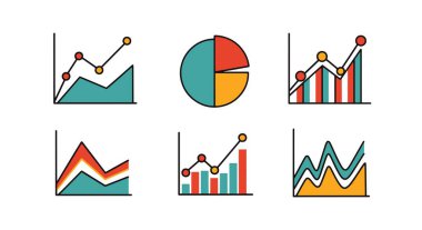 Grafiğin vektör illüstrasyonu