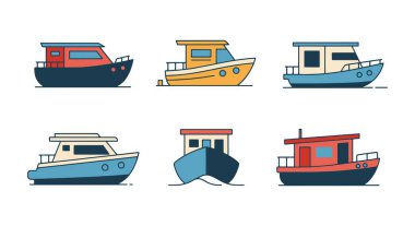 farklı tekneler, vektörler