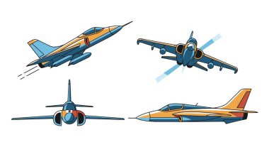 Jet Line sanat vektörü renk modayı tasarımını doldurdu