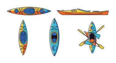 Kano Hattı renk vektörü temiz tasarım