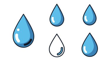 Su Damlası Çizgisi Resim Çizimi