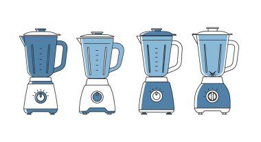 Blender Line art color soft abstract style illustration