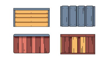 Kaplama Çizgisi Sanatı Modern soyut renk çizimi