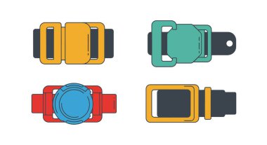 Clip Bağlama Çizgisi sanat soyut yaratıcı ton vektörü