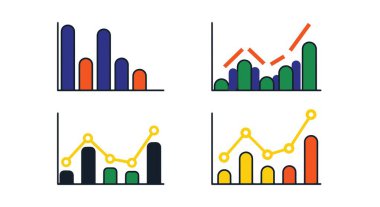Combo Grafik Çizgisi yaratıcı soyut vektör