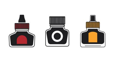 Mürekkep Çizgisi Sanatı Minimum Zarif ton vektörü