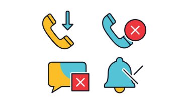 Kaçırılan Çağrı Satırı sanatı soyut dinamik biçim vektörü