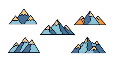 Dağ Aralığı Outli en az yaratıcı renk çizimi