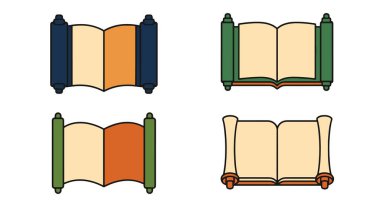 Çizgi Çizgisi Sanatını Aç Modern soyut ton vektörü