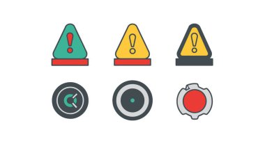 Güvenlik Göstergesi En az soyut temiz illüstrasyon