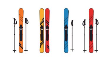 Kayak Hattı sanat vektörü yumuşak dinamik ton illüstrasyonu