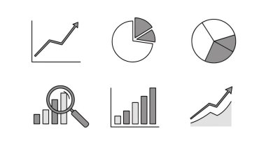 Trend Analizi Modern yumuşak ton illüstrasyonu
