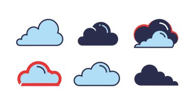 Bulut Asgari Çizgisi yaratıcı şekil çizimi