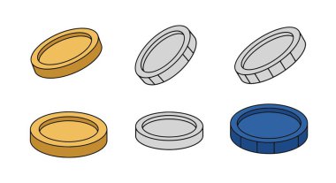 Sikke Çizgisi Sanatı Modern tarz illüstrasyonu