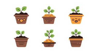 Kompost Bitki Çizgisi Modern soyut renk çizimi