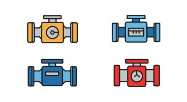 Akış Ölçüm Çizgisi Sanat Dinamik Renkli Tasarım Çizimi