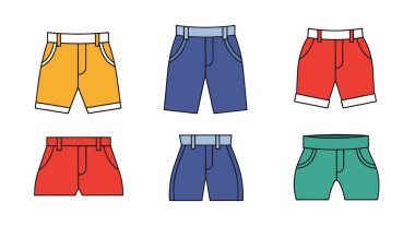 Kese kâğıdı Pantolon Çizgisi yaratıcı, kalın ton vektörü