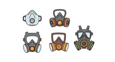 Solunum Çizgisi Modern dinamik renk vektörü