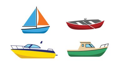 Deniz Botu Çizgisi sanatı soyut parlak ton vektörü