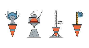 Düşüş Test Çizgisi sanatı asgari soyut vektör