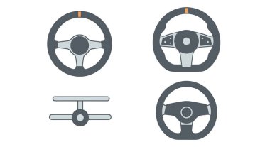 Direksiyon Çizgisi Modern yumuşak ton illüstrasyonu