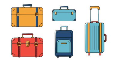 Çanta Çizgisi Sanat Sanatı Yaratıcı Renk Çizelgesi