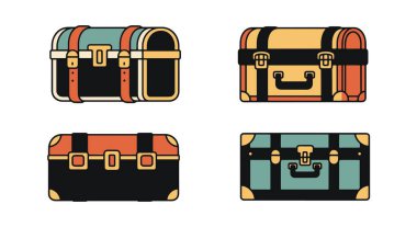 Trunk Line art soft tone abstract vector