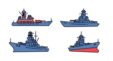 Amiral Modeli soyut renk çizimi