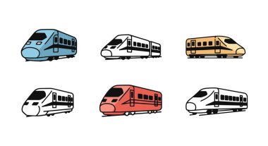 Mermi Treni Modeli, soyut sanat vektörü