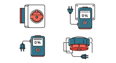 Karbon Monoksit Dete yaratıcı renk çizimi